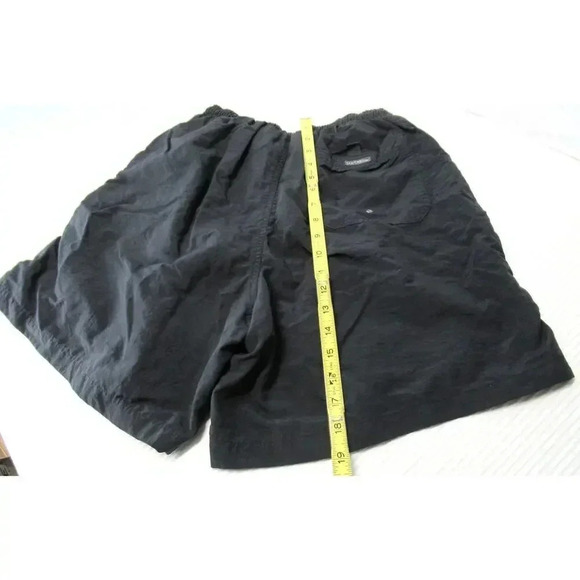 Vintage Y2K No Fear Swim Board Surf Shorts Men's Size Large Black Lined Pocket - Picture 2 of 6